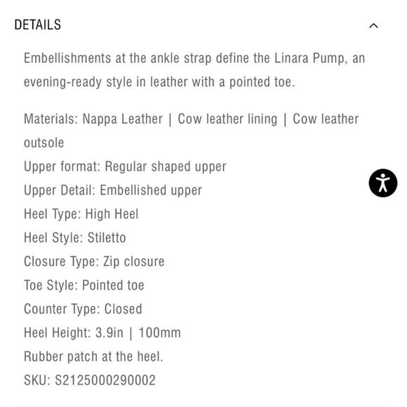 SCHUTZ Linara Nappa Leather Crystal Pump - Picture 2 of 7